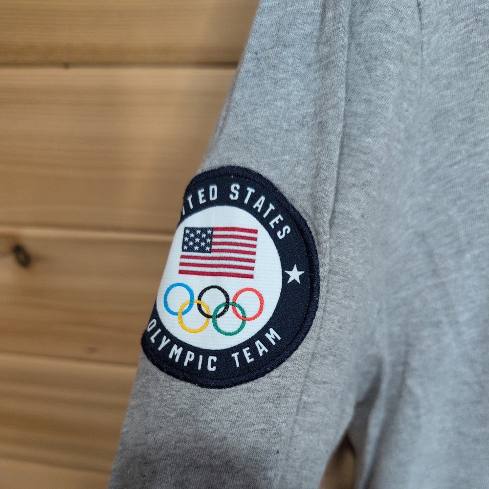 Polo Ralph Lauren Team USA 2022 Olympic Games Gray Long Sleeve T-Shirt Mens L - Picture 3 of 11